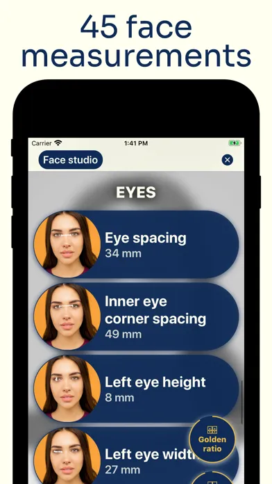 Measure Face Features - Milly স্ক্রিনশট