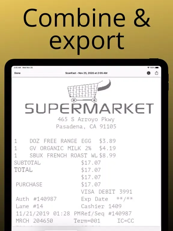 PDF Scanner & OCR - ScanFast iPad  Screenshots