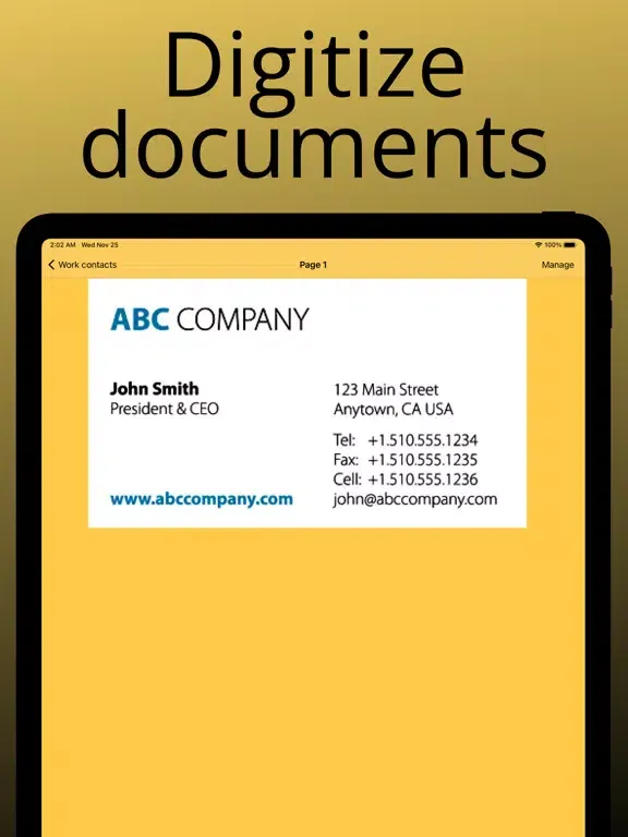 PDF Scanner & OCR - ScanFast iPad  Screenshots