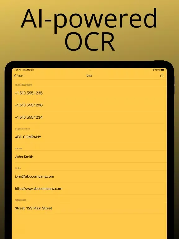 PDF Scanner & OCR - ScanFast iPad  Screenshots