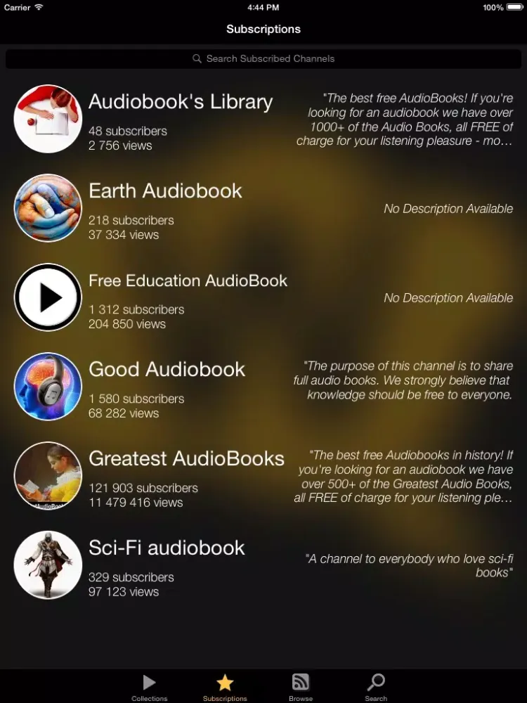 Whisper - Audiobooks, Bestsellers and Stories iPad  Screenshots