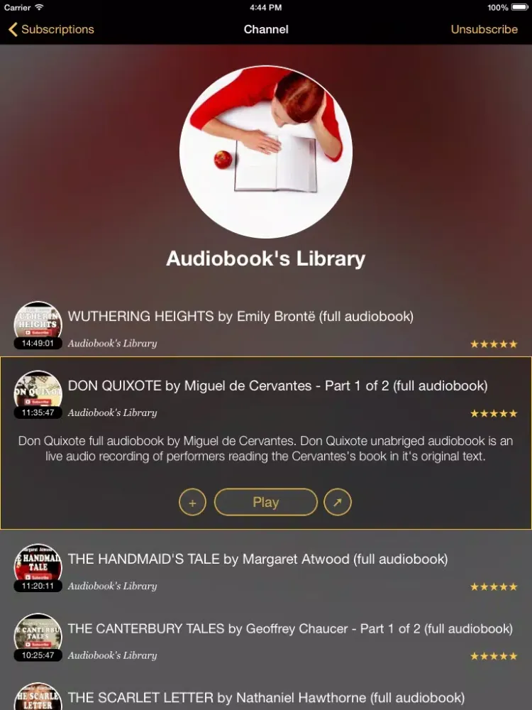 Whisper - Audiobooks, Bestsellers and Stories iPad  Screenshots