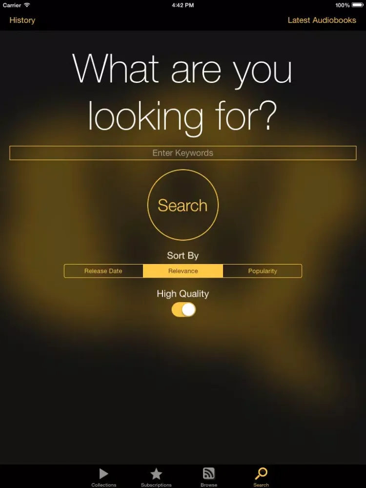 Whisper - Audiobooks, Bestsellers and Stories iPad  Screenshots