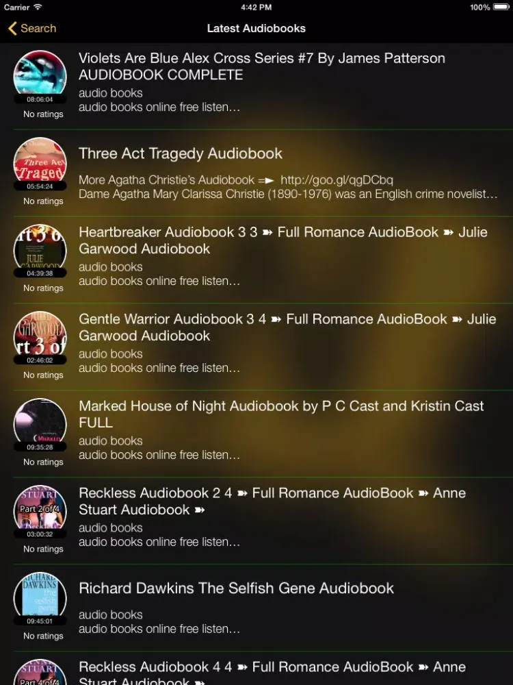 Whisper - Audiobooks, Bestsellers and Stories iPad  Screenshots
