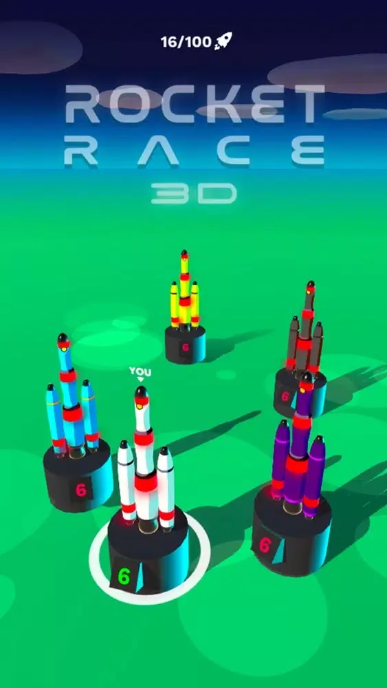 Captures d'écran de Rocket Race 3D!