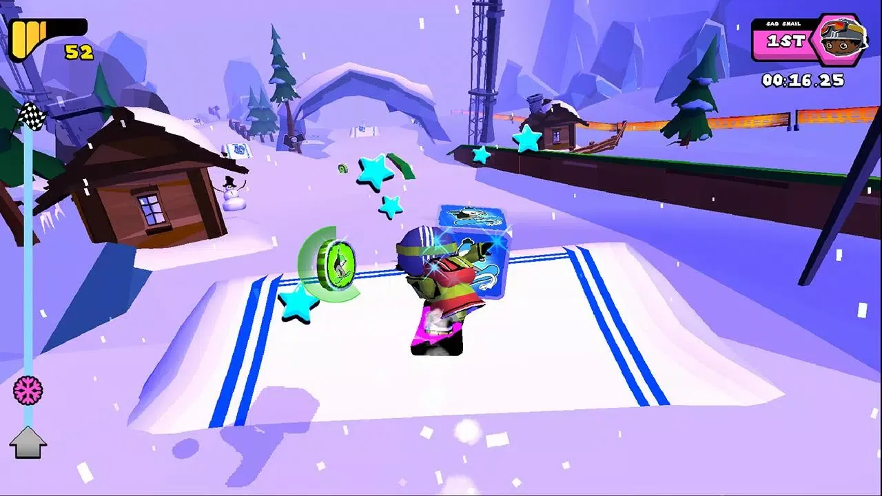 Capturas de tela do Snowboard Buddies