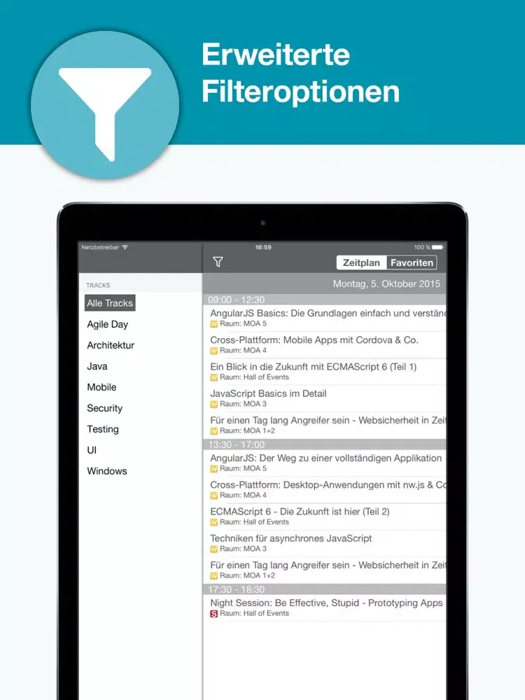 Software Architecture Summit iPad  Ekran Görüntüleri