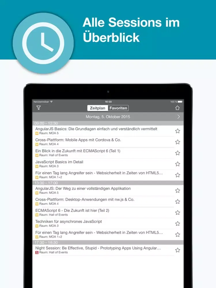 Software Architecture Summit iPad  Ekran Görüntüleri