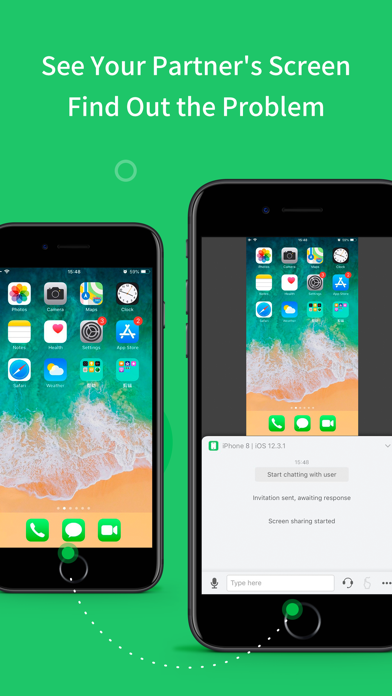Tangkapan layar AirMirror - Remote Support