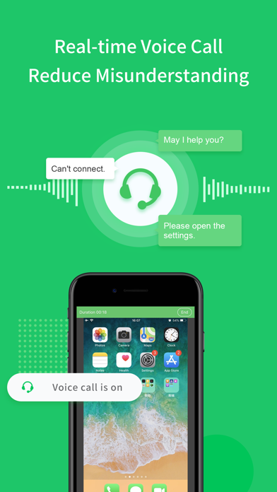 Tangkapan layar AirMirror - Remote Support