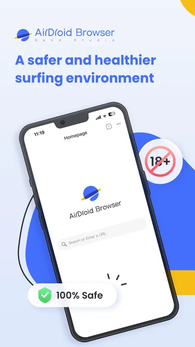 AirDroid Browser - Safe Search スクリーンショット