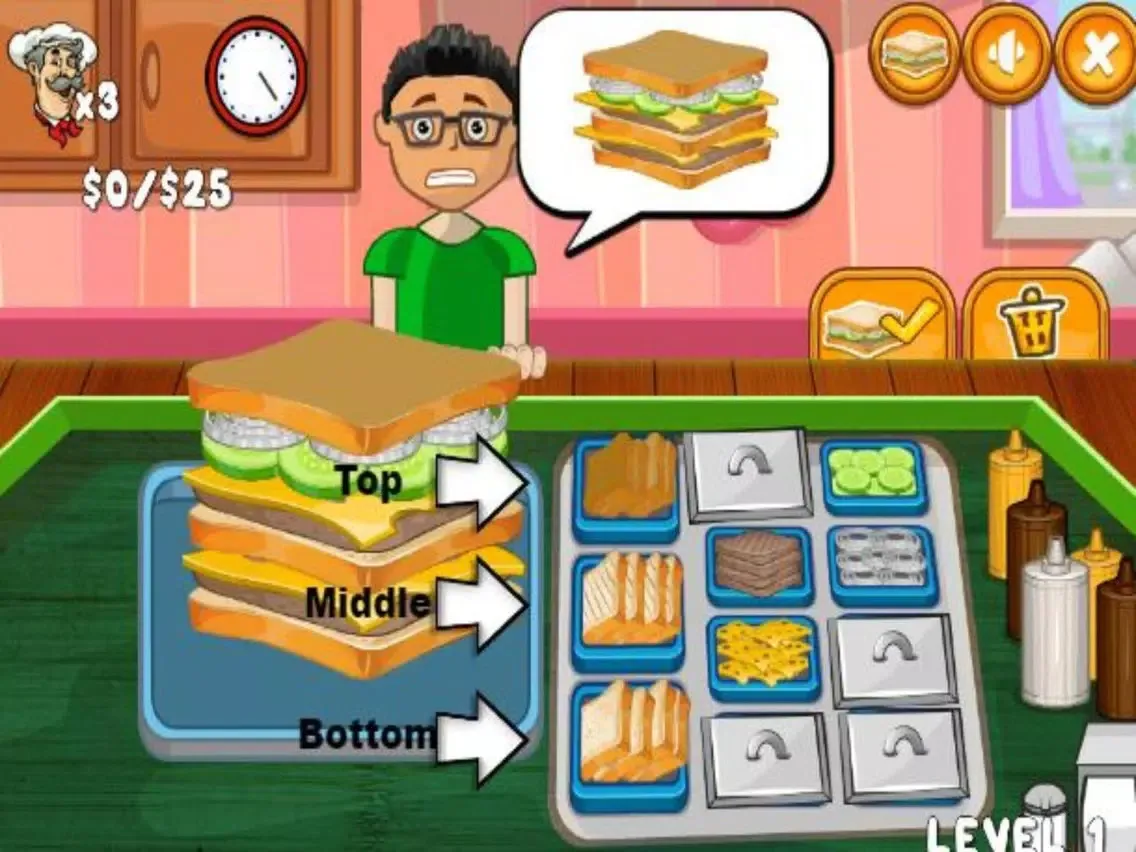 Sandwich Making Simulation iPad  Ekran Görüntüleri