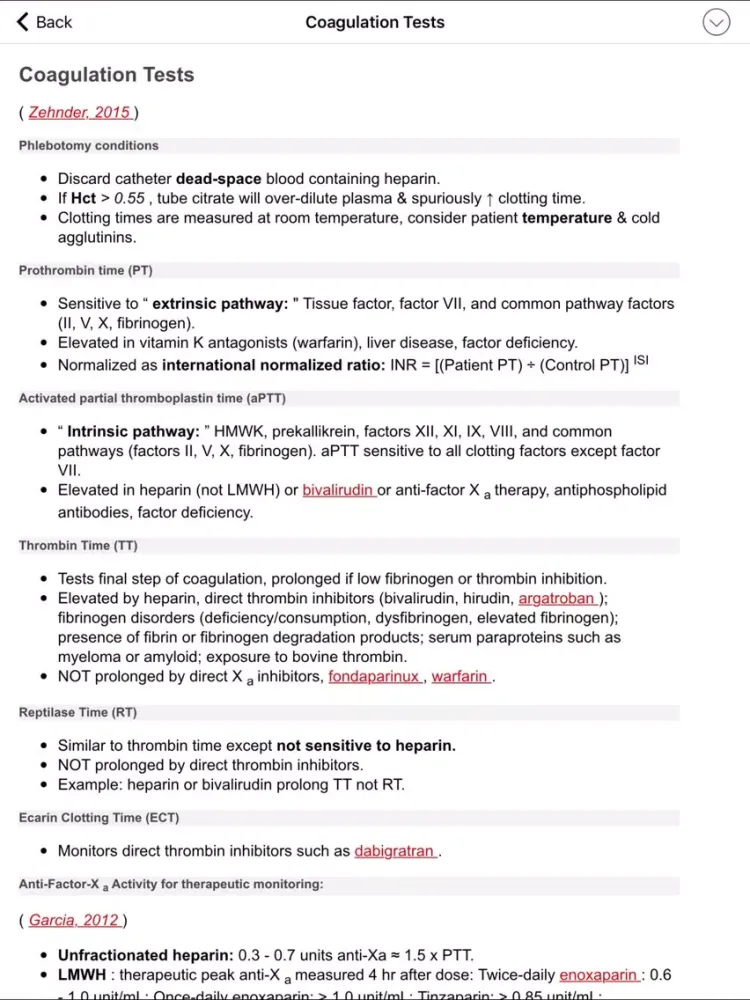 Lederman's Pocketguide iPad  스크린샷