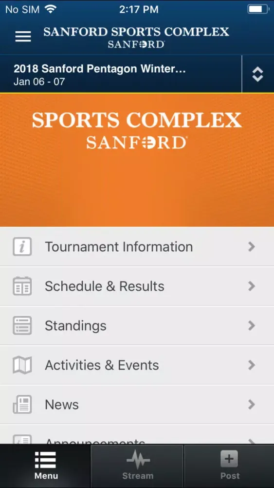 Скриншоты Sanford Sports