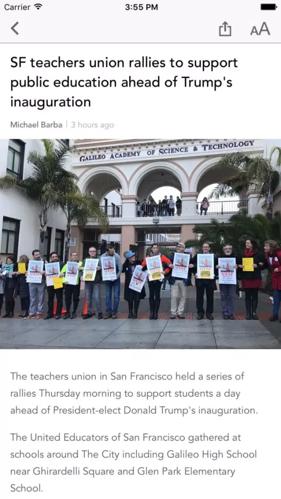 صور SF Examiner app