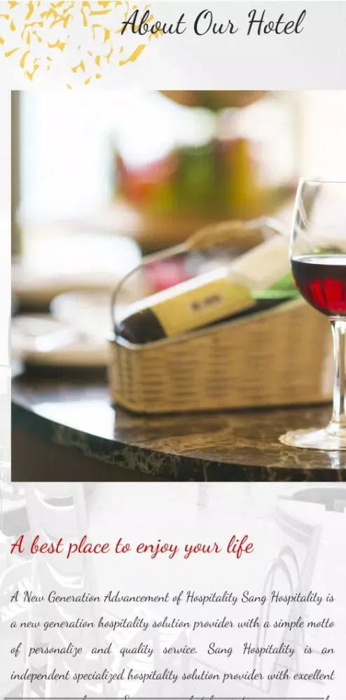 Zrzuty ekranu Sang Hospitality