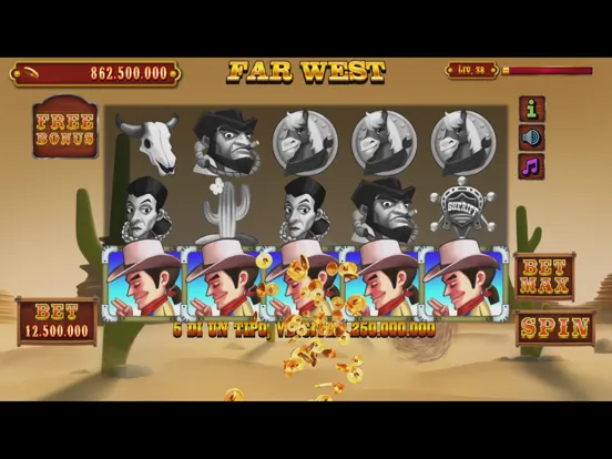 Far West Slot iPad  Screenshots