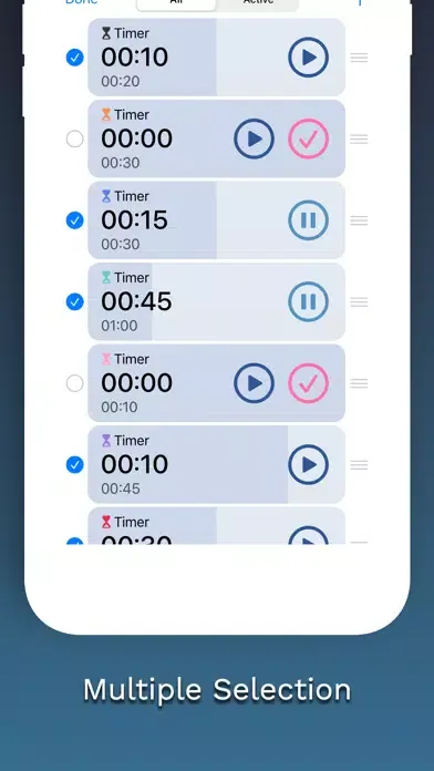 MultiTimer - Timer & Stopwatch Ekran Görüntüleri