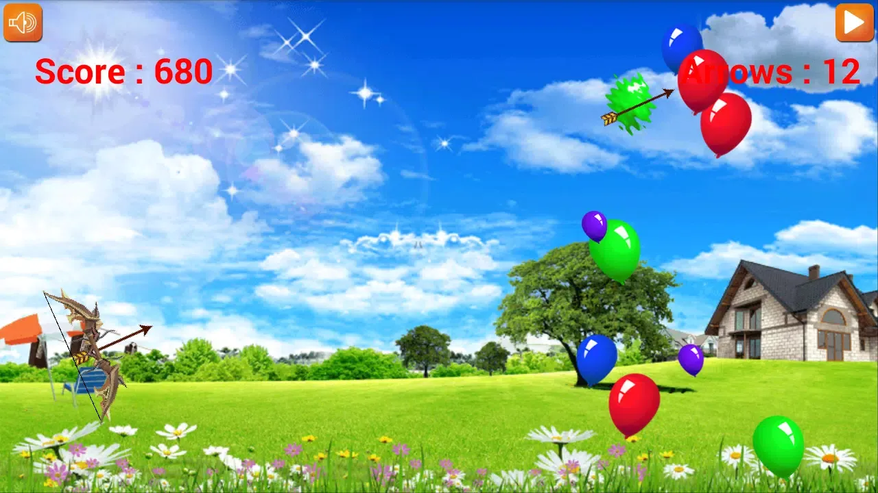 Capturas de tela do Archer Balloon Shooter