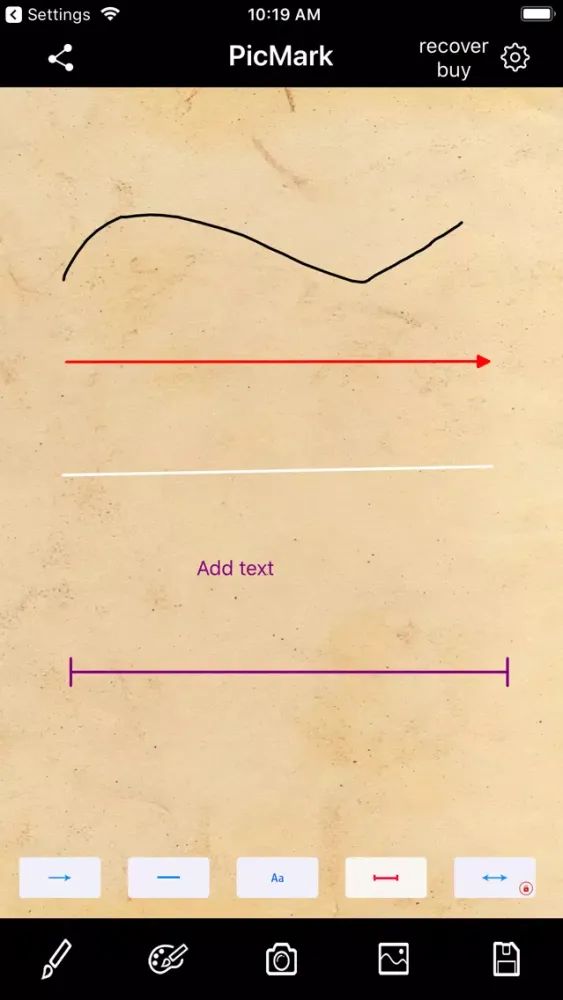 Скриншоты PicMark-Simple quick edit