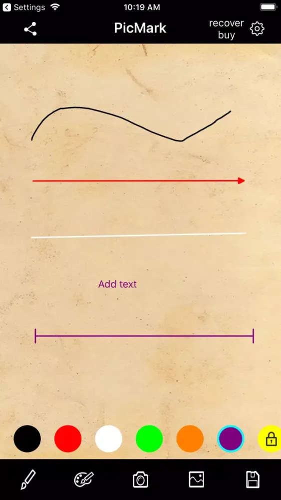 Скриншоты PicMark-Simple quick edit