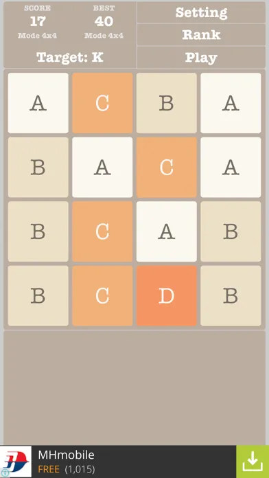 2048 Alphabet Multiple Mode应用截图