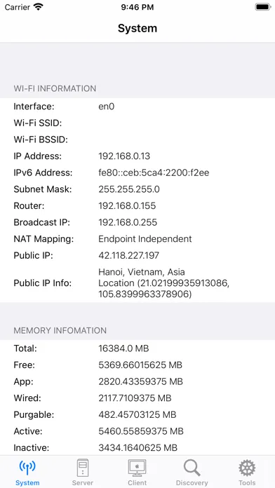 Network Checker スクリーンショット
