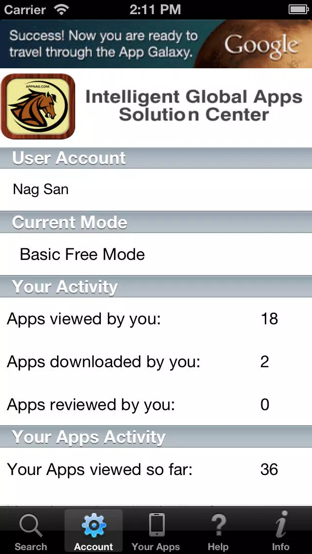 Zrzuty ekranu AppNag free utility app listing and external reviews