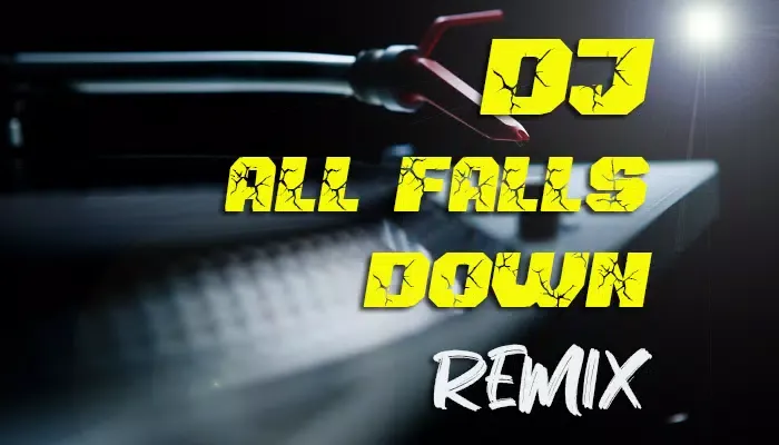 Tangkapan layar DJ All Falls Down Remix