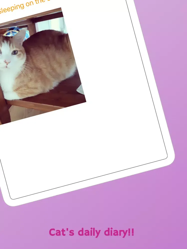 My Meow - Cat Diary, Cat Photo iPad Screenshots