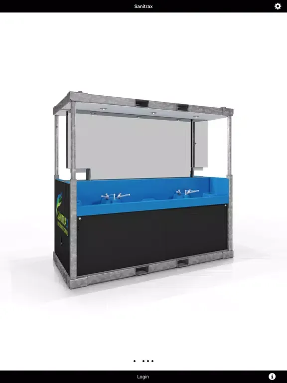 ภาพหน้าจอของ Sanitrax Remote Cockpit iPad 
