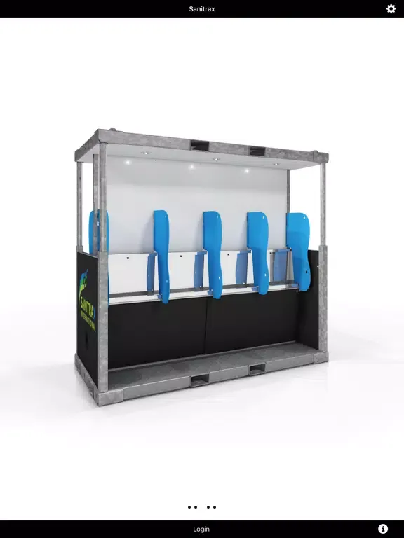 ภาพหน้าจอของ Sanitrax Remote Cockpit iPad 