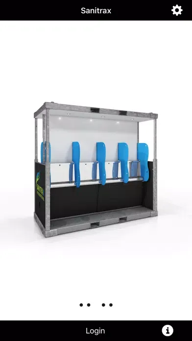 ภาพหน้าจอของ Sanitrax Remote Cockpit