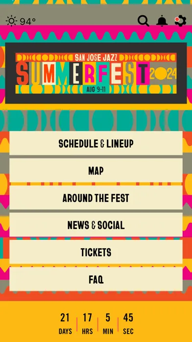 Capturas de pantalla de San Jose Jazz Summer Fest