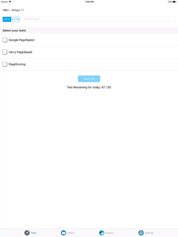 Capturas de tela do Agility - Web Tests All-In-One iPad 