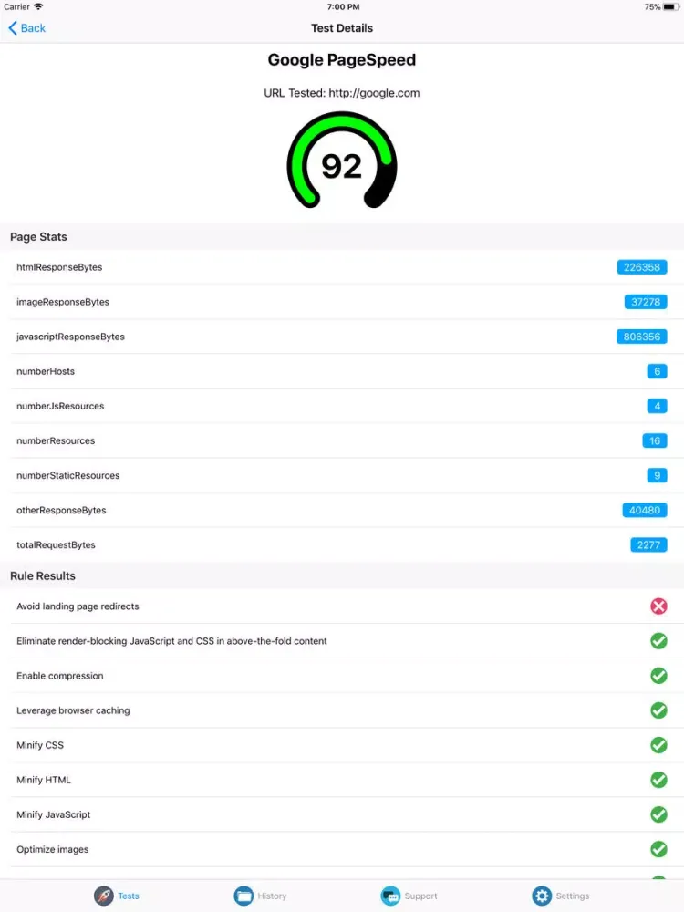 Capturas de tela do Agility - Web Tests All-In-One iPad 