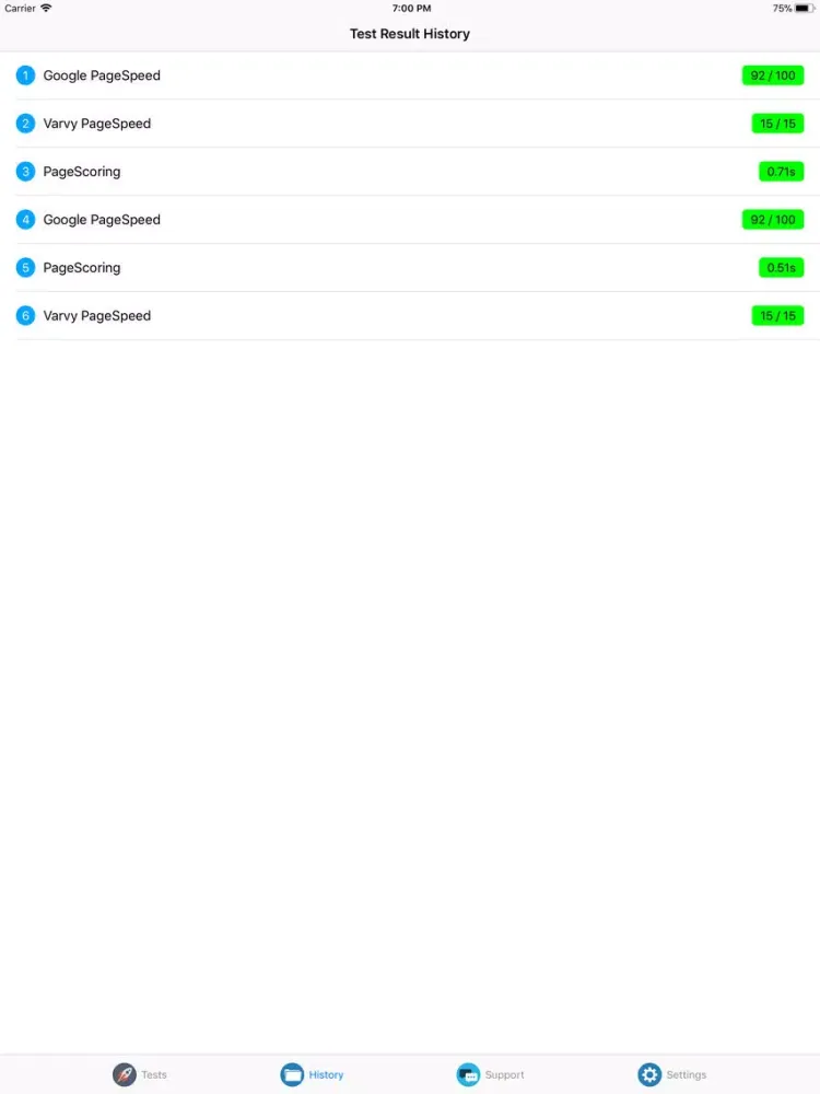 Capturas de tela do Agility - Web Tests All-In-One iPad 