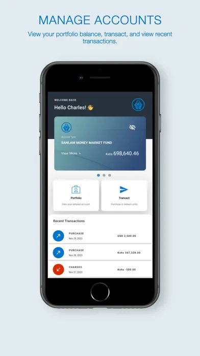 Sanlam Unit Trust EA Screenshots