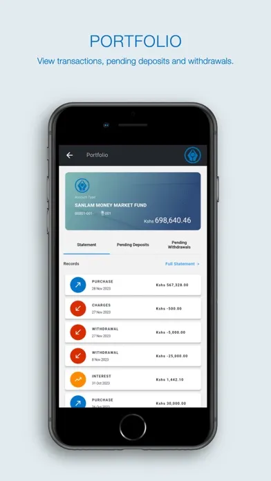 Sanlam Unit Trust EA Screenshots