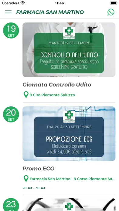 Captures d'écran de Farmacia San Martino Saluzzo