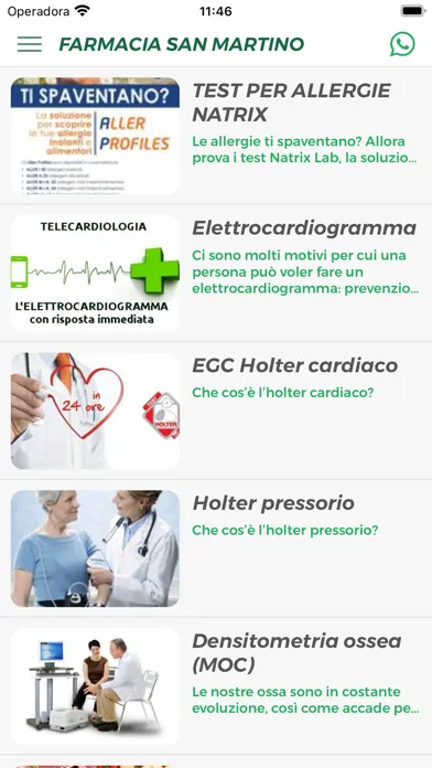 Captures d'écran de Farmacia San Martino Saluzzo