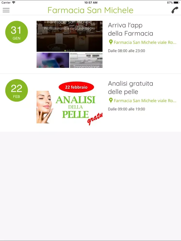 Capturas de pantalla de Farmacia San Michele Civitella iPad 