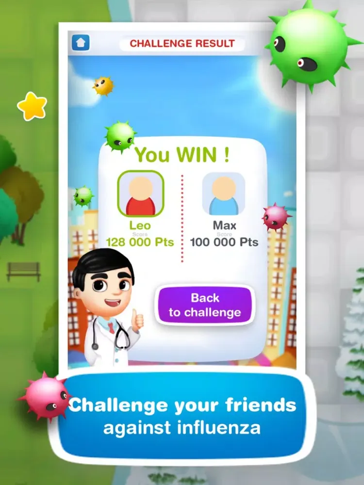 ภาพหน้าจอของ FluMania: educational game iPad 