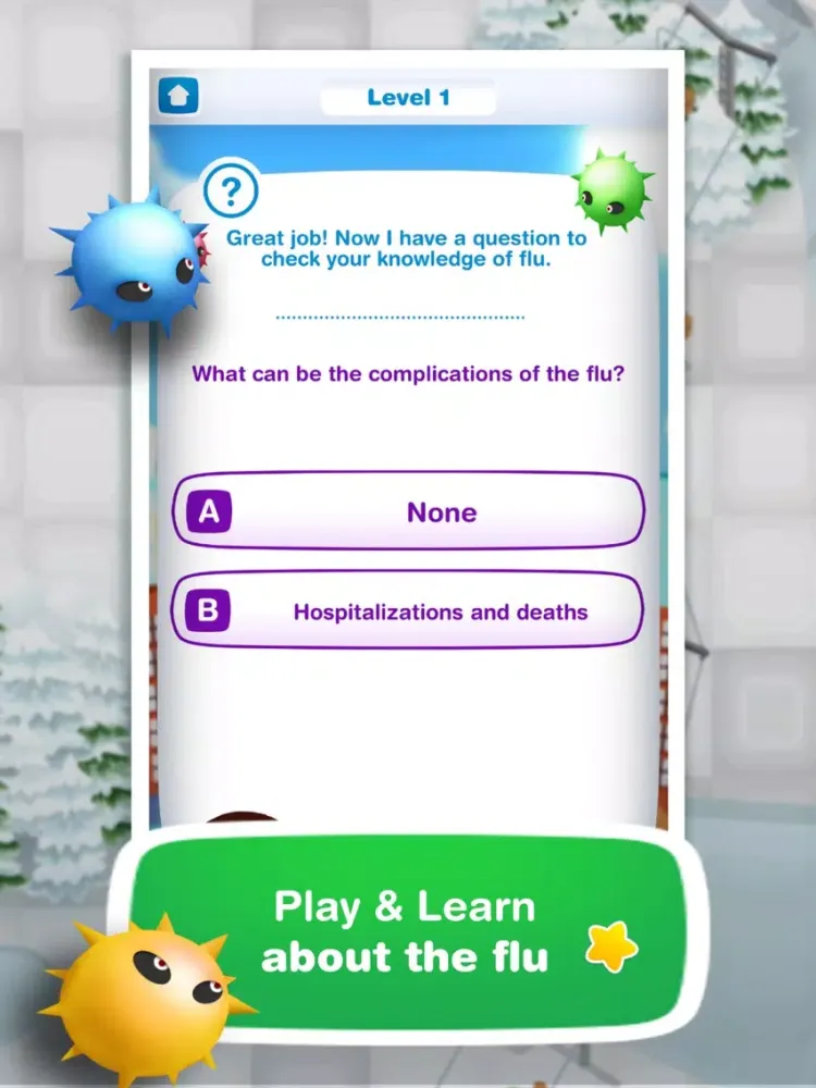 ภาพหน้าจอของ FluMania: educational game iPad 