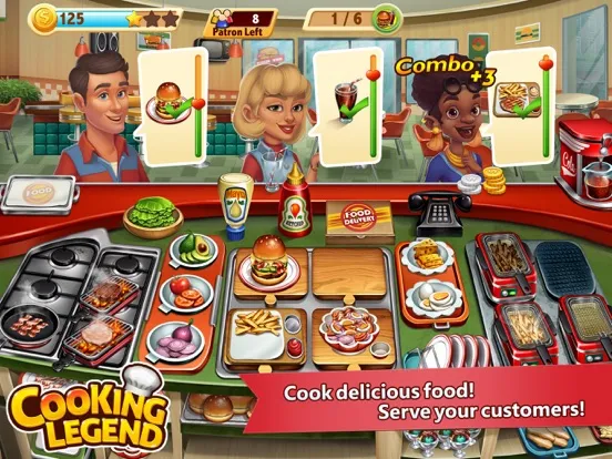 Cooking Legend Restaurant Game iPad  स्क्रीनशॉट