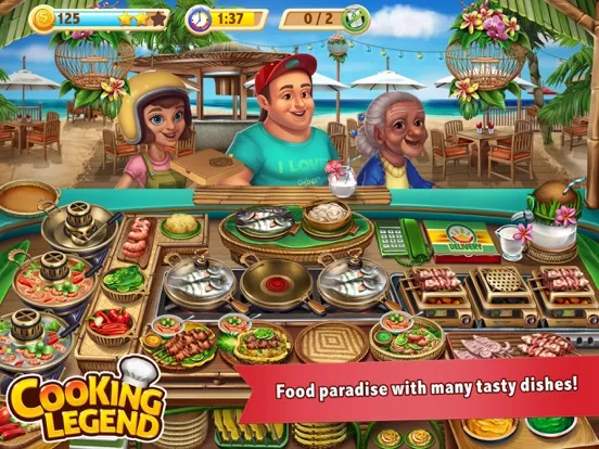 Cooking Legend Restaurant Game iPad  स्क्रीनशॉट