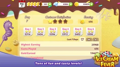 Capturas de tela do Ice Cream Fever - Cooking Game