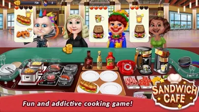 Capturas de tela do Sandwich Cafe Game – Cook delicious sandwiches!