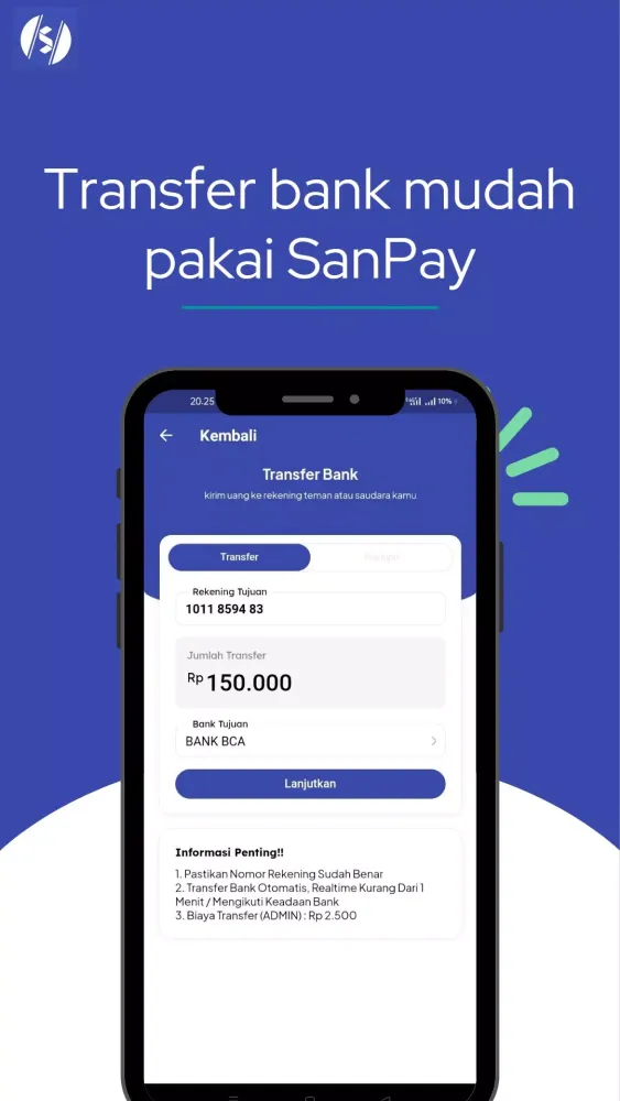 Ảnh chụp màn hình của SanPay