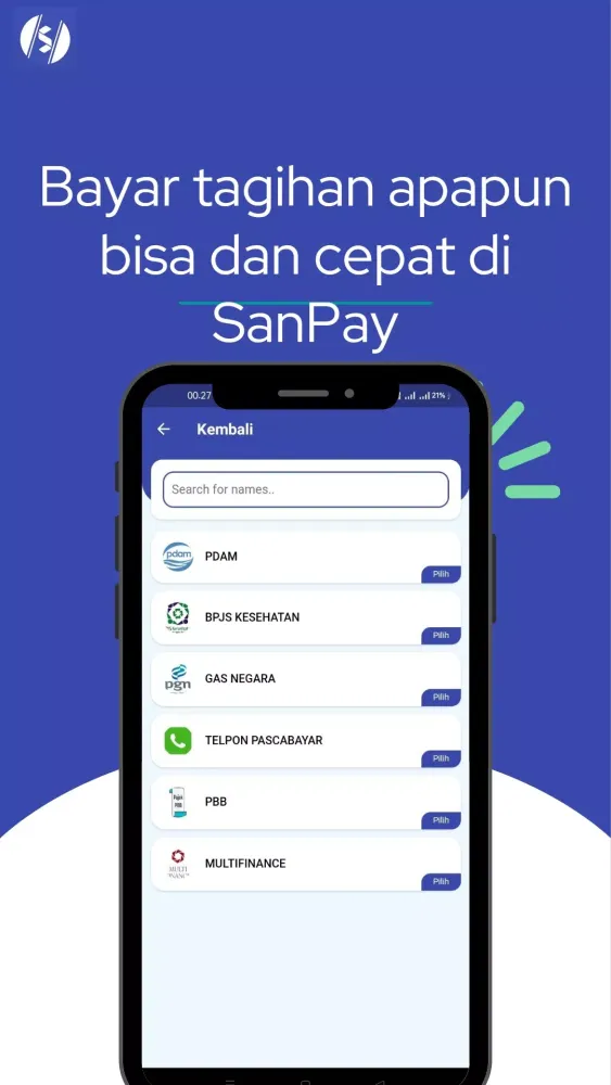 Ảnh chụp màn hình của SanPay